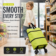 2-in-1 Foldable Shopping Cart